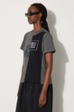 MM6 Maison Margiela t-shirt bawełniany szary S52GC0316.S24311