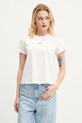 Хлопковая футболка MM6 Maison Margiela белый S52GC0327.S24312