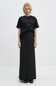 Bavlnené tričko MM6 Maison Margiela S62GD0193.S23962 čierna AW24