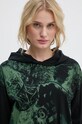 Бавовняний лонгслів MM6 Maison Margiela чорний S62GD0190.S23588