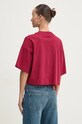 Oblečení Bavlněné tričko HUGO 50525278 červená