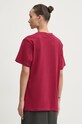 Ρούχα Βαμβακερό μπλουζάκι HUGO 50528585 μπορντό