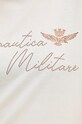Хлопковая футболка Aeronautica Militare TS2354DJ638 бежевый