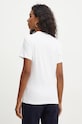 Odzież Victoria Beckham t-shirt bawełniany 1424JTS005890A biały