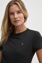 Хлопковая футболка Calvin Klein K20K208061 чёрный SS25