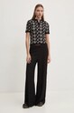 Desigual pulover COEURS 24WWTK98 negru AW24