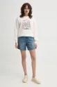 Levi's t-shirt bawełniany A8804 biały SS25