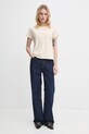 Levi's tricou din bumbac A8804 bej SS25