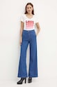 Morgan t-shirt DAMOUR DAMOUR biały SS25