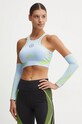 adidas by Stella McCartney top de antrenament TruePace cu modele albastru IW9872