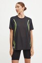 adidas by Stella McCartney tricou TruePace imprimeu negru IZ0169