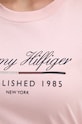 Bavlněné tričko Tommy Hilfiger WW0WW43502 růžová