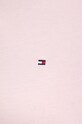 Tommy Hilfiger tricou din bumbac roz WW0WW43597