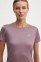 Asics t-shirt do biegania Core fioletowy 2012C335.503