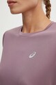 Asics t-shirt do biegania Core 2012C335.503 fioletowy