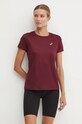Asics t-shirt do biegania Core regular bordowy 2012C335.504