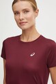 Asics t-shirt do biegania Core bordowy 2012C335.504