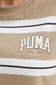 Bavlněné tričko Puma 681538 béžová