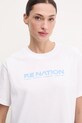 Хлопковая футболка P.E Nation Aero SS Tee белый 243T329