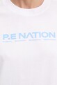 Bavlnené tričko P.E Nation Aero SS Tee 243T329 biela