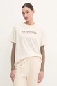 Хлопковая футболка P.E Nation Aero SS Tee бежевый 243T329