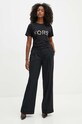 MICHAEL Michael Kors t-shirt bawełniany MF3510J97J czarny AW24