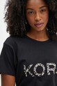 MICHAEL Michael Kors t-shirt bawełniany czarny MF3510J97J