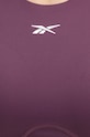 Tréninkový top Reebok Contour Crop 100206429 fialová