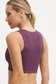 Одяг Топ для тренувань Reebok Contour Crop 100206429 бордо