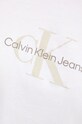 Calvin Klein Jeans tricou din bumbac J20J224242 alb