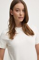 Бавовняна футболка Calvin Klein Jeans бежевий J20J224253