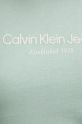 Βαμβακερό μπλουζάκι Calvin Klein Jeans πράσινο J20J224914