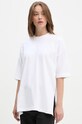 Хлопковая футболка Calvin Klein Jeans белый J20J224921