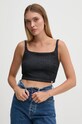 Calvin Klein Jeans top negru J20J224048