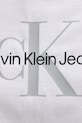 Βαμβακερό μπλουζάκι Calvin Klein Jeans λευκό 00040WL260