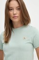 Βαμβακερό μπλουζάκι Calvin Klein Jeans πράσινο J20J224202