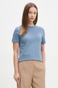 Бавовняна футболка Calvin Klein Jeans блакитний J20J224439