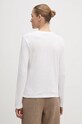 Oblečení Bavlněné tričko s dlouhým rukávem Calvin Klein Jeans J20J224549 bílá