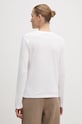 Oblečení Bavlněné tričko s dlouhým rukávem Calvin Klein Jeans J20J224549 bílá
