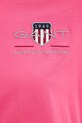 Gant t-shirt bawełniany 4200277 różowy