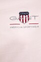 Gant t-shirt bawełniany 4200277 różowy
