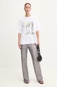 Хлопковая футболка MSGM 3742MDM94.247798 белый AW24