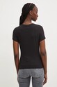 Ρούχα Βαμβακερό μπλουζάκι Tommy Jeans DW0DW18785 μαύρο