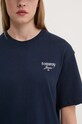 Tommy Jeans t-shirt bawełniany DW0DW18786 granatowy