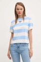 Tommy Jeans tricou din bumbac albastru DW0DW18799