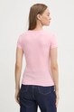Îmbrăcăminte Tommy Jeans tricou din bumbac DW0DW18800 roz