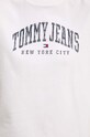 Bavlnené tričko Tommy Jeans DW0DW19826 biela