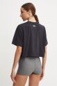 Ρούχα Μπλουζάκι προπόνησης Under Armour Boxy Crop Logo 1386845 μαύρο