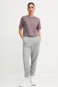 Бавовняна футболка Calvin Klein Performance 00GWF4K113 фіолетовий AW24