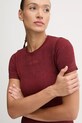 Тренувальна футболка Calvin Klein Performance бордо 00GWF4K102